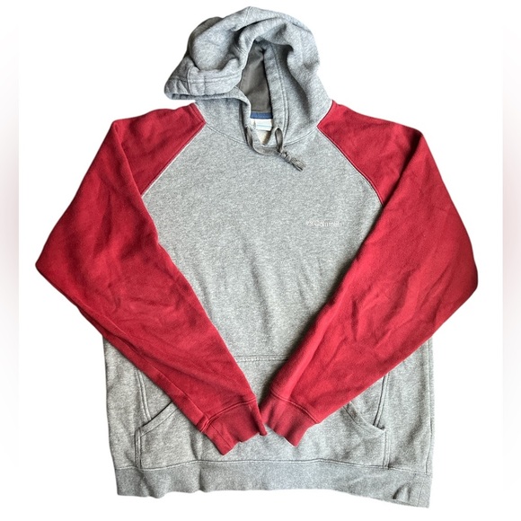 Columbia Gray And Red Hoodie Size L - Picture 1 of 6